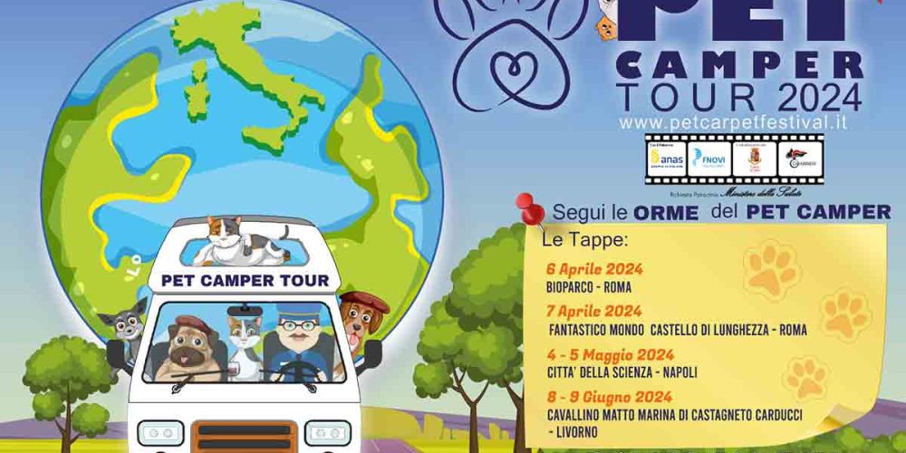 Pet Carpet, con Anas, Polizia, Carabinieri “on the road” con Pet Camper Tour
